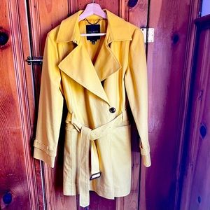 Talbots Cotton Mustard Trench